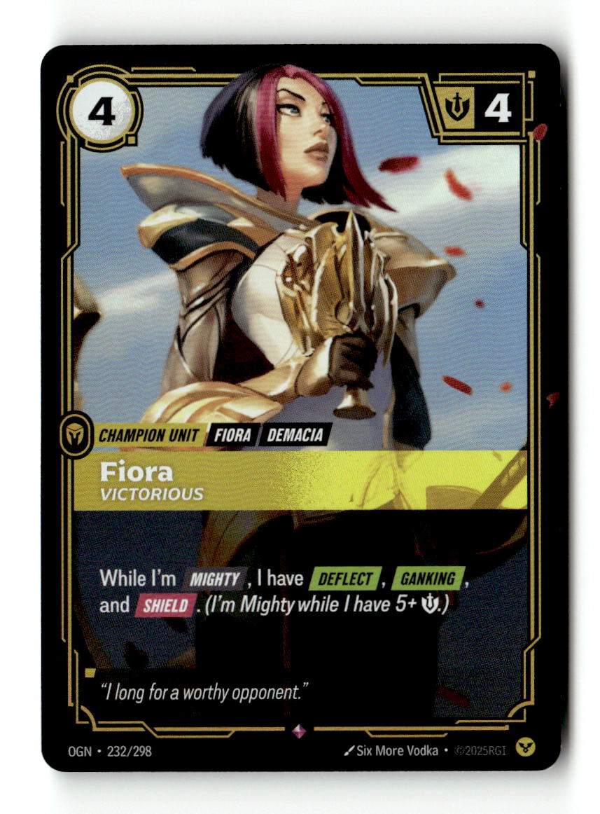 Fiora, Victorious