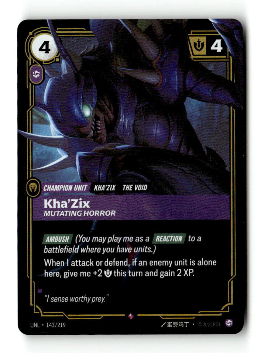Kha'Zix, Mutating Horror