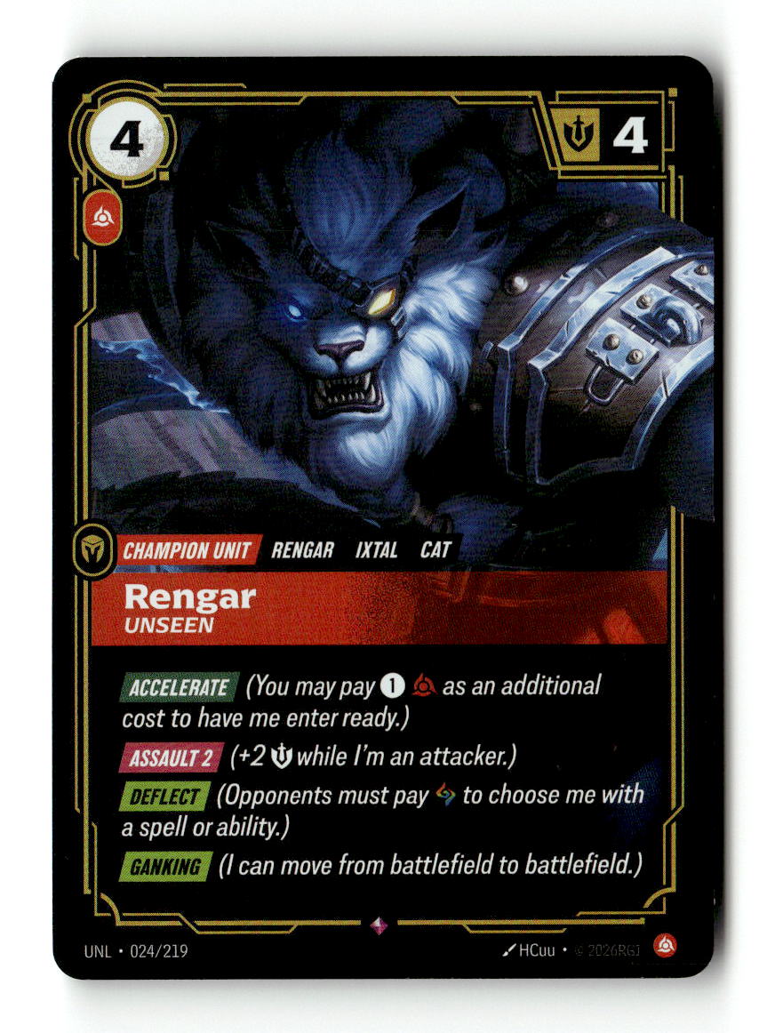Rengar, Unseen