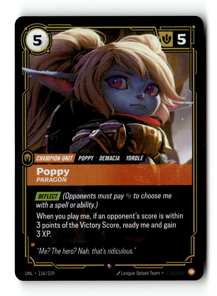 Poppy, Paragon
