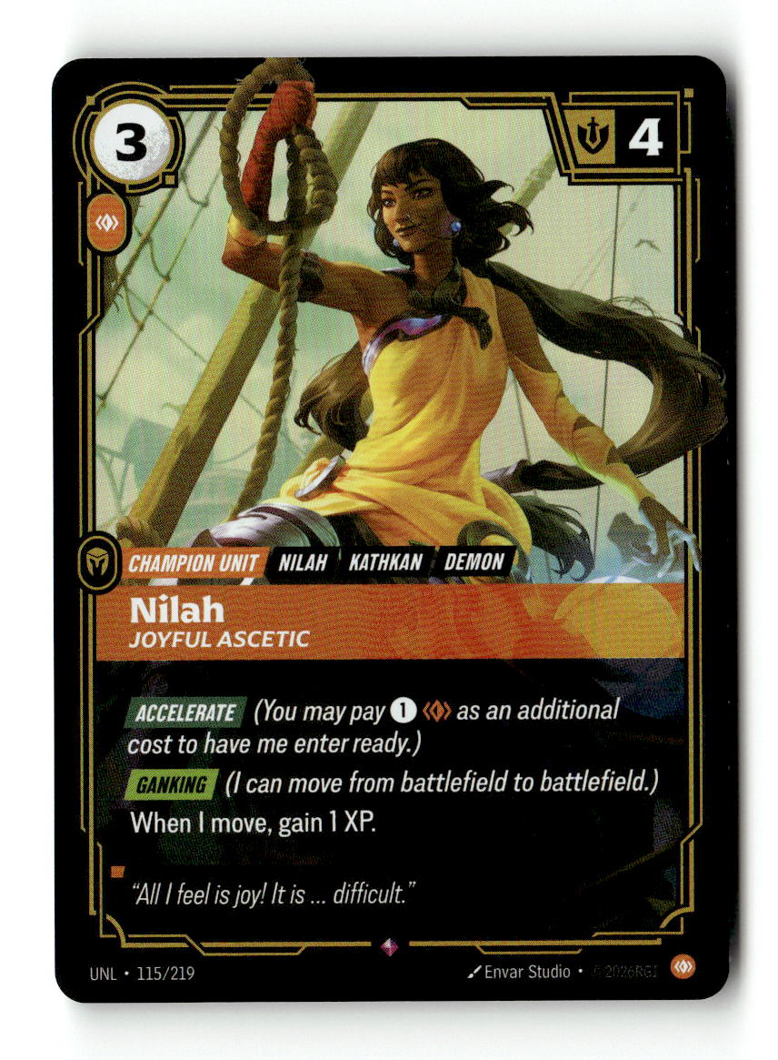 Nilah, Joyful Ascetic