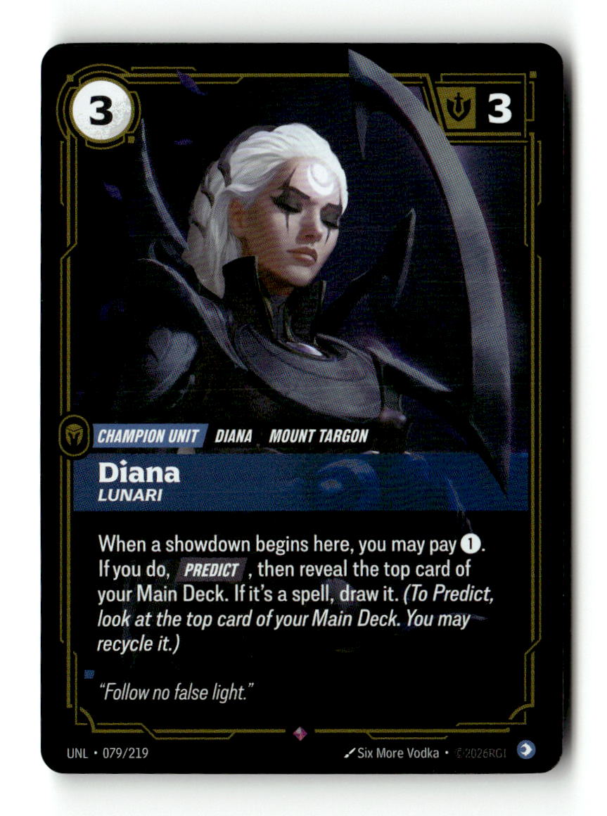 Diana, Lunari