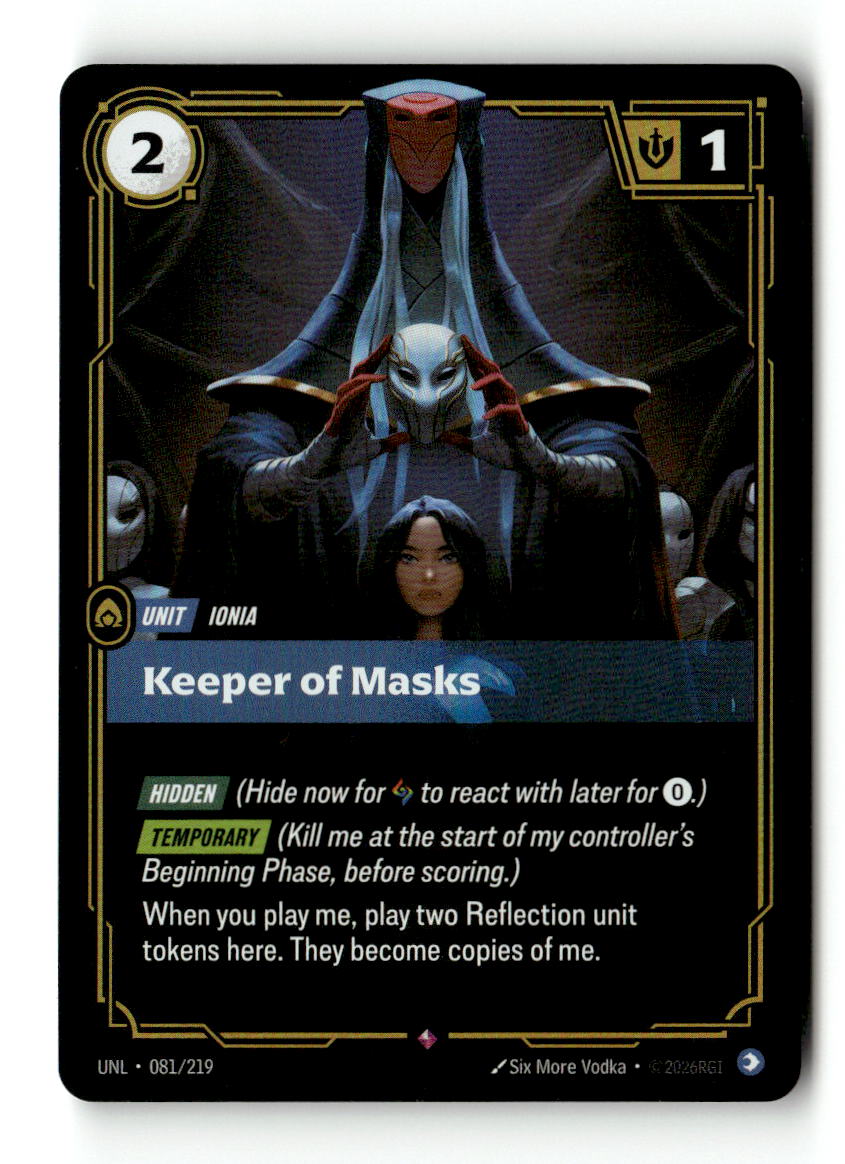 Keeper of Masks