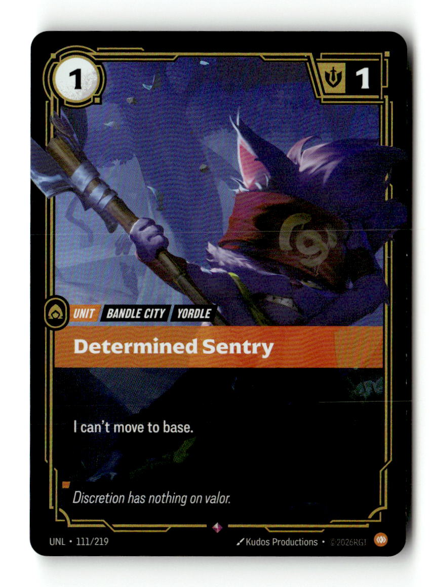 Determined Sentry