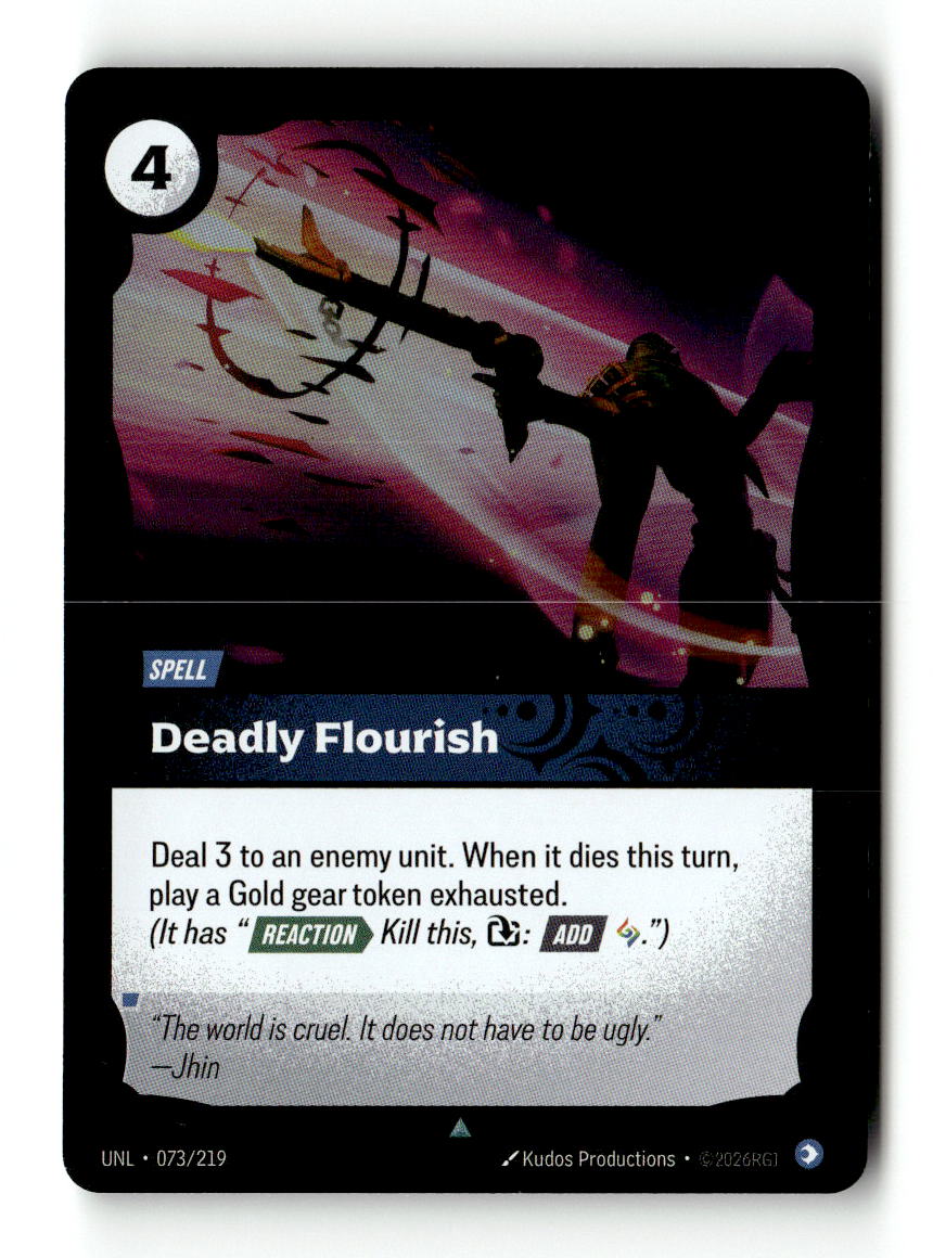 Deadly Flourish