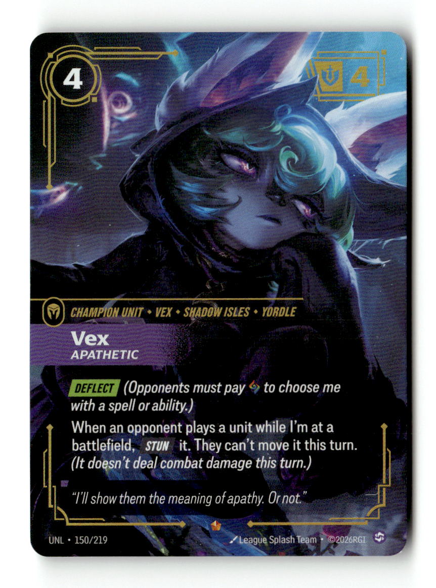 Vex, Apathetic