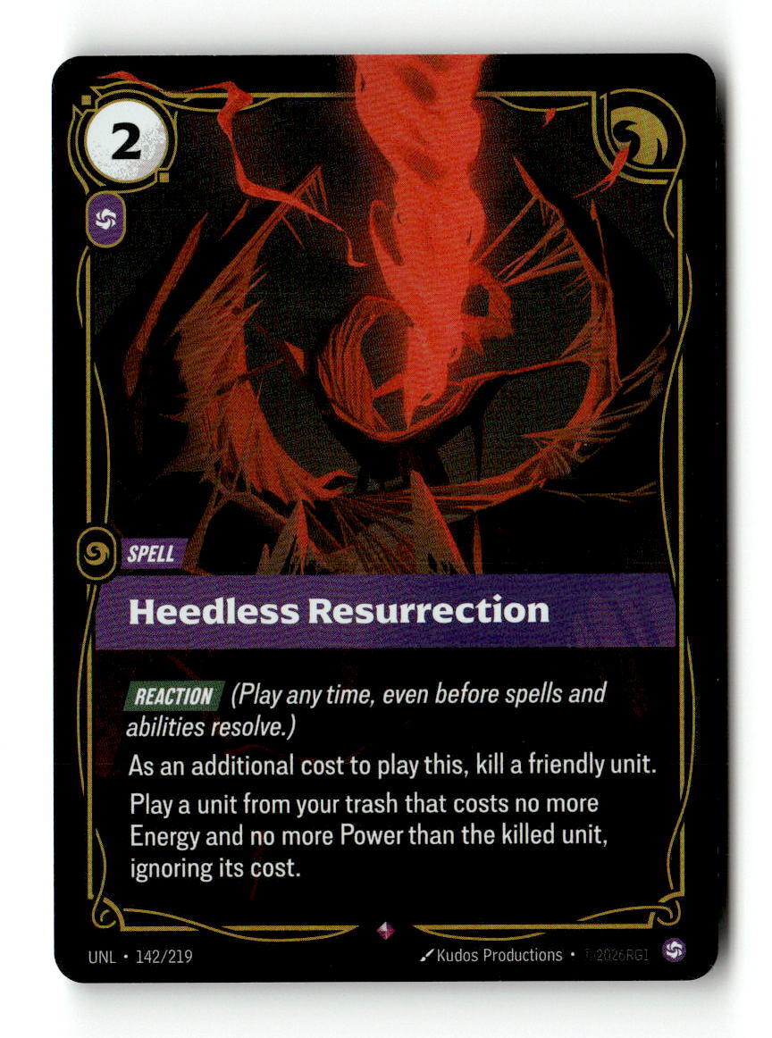 Heedless Resurrection