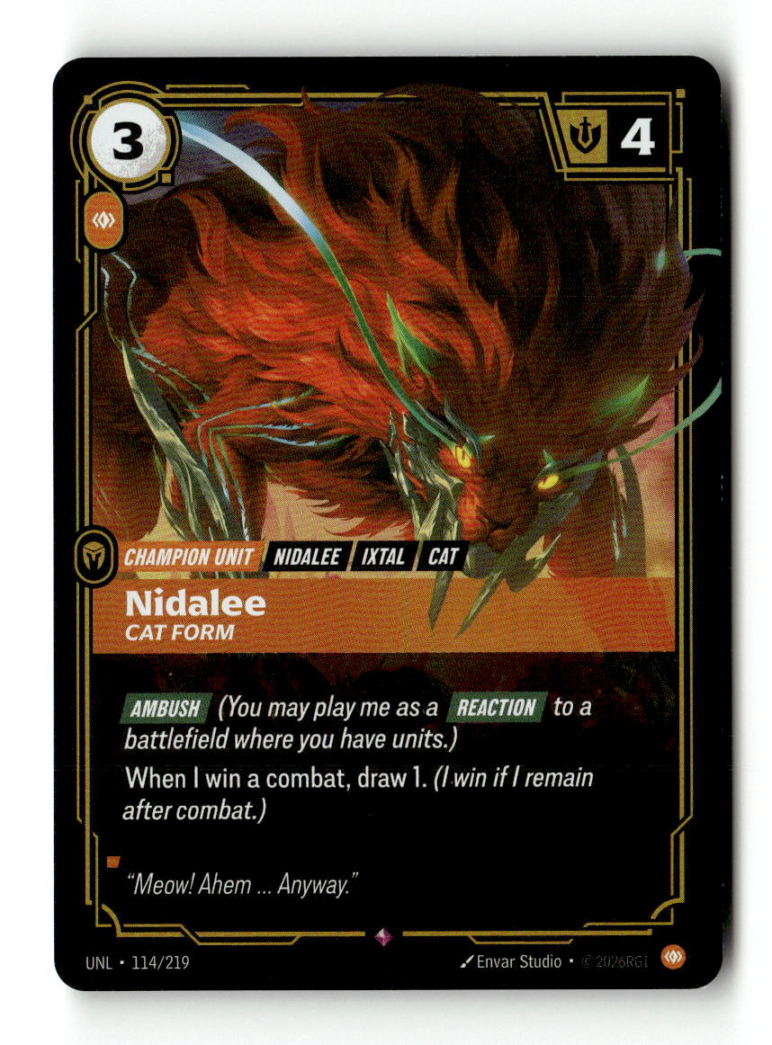 Nidalee, Cat Form