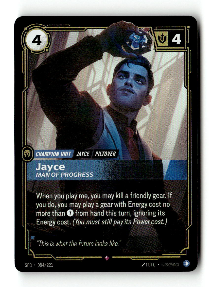 Jayce, Man of Progress