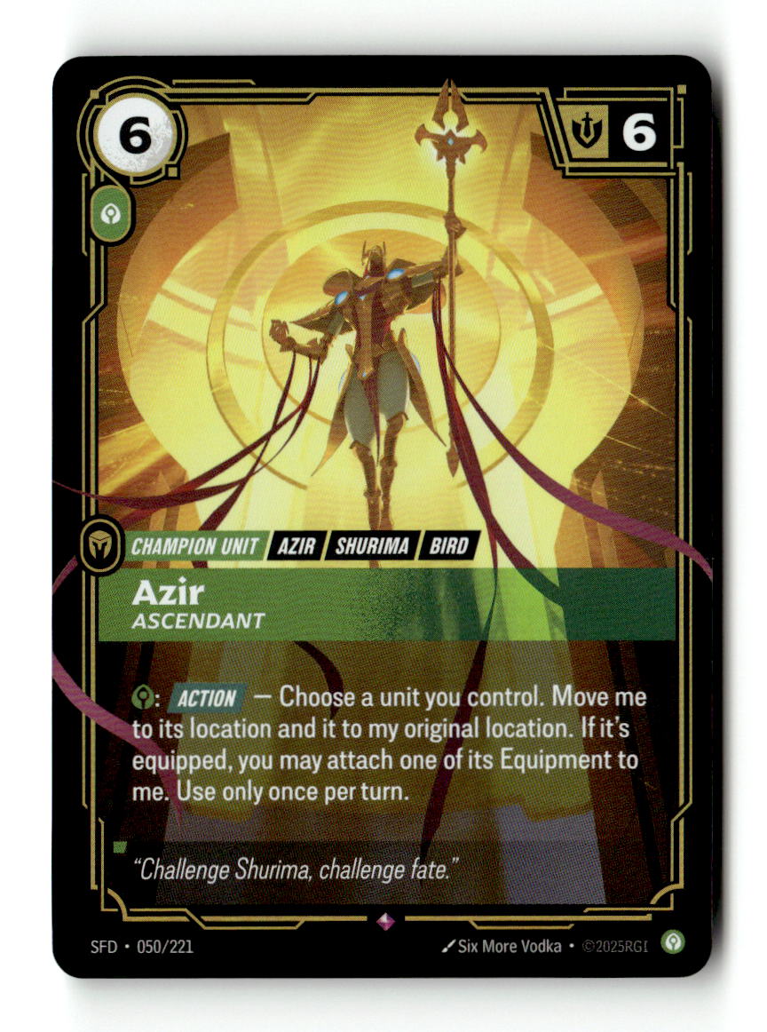 Azir, Ascendant