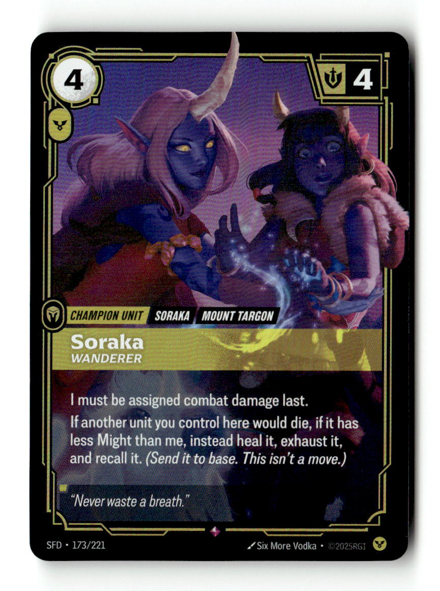 Soraka, Wanderer