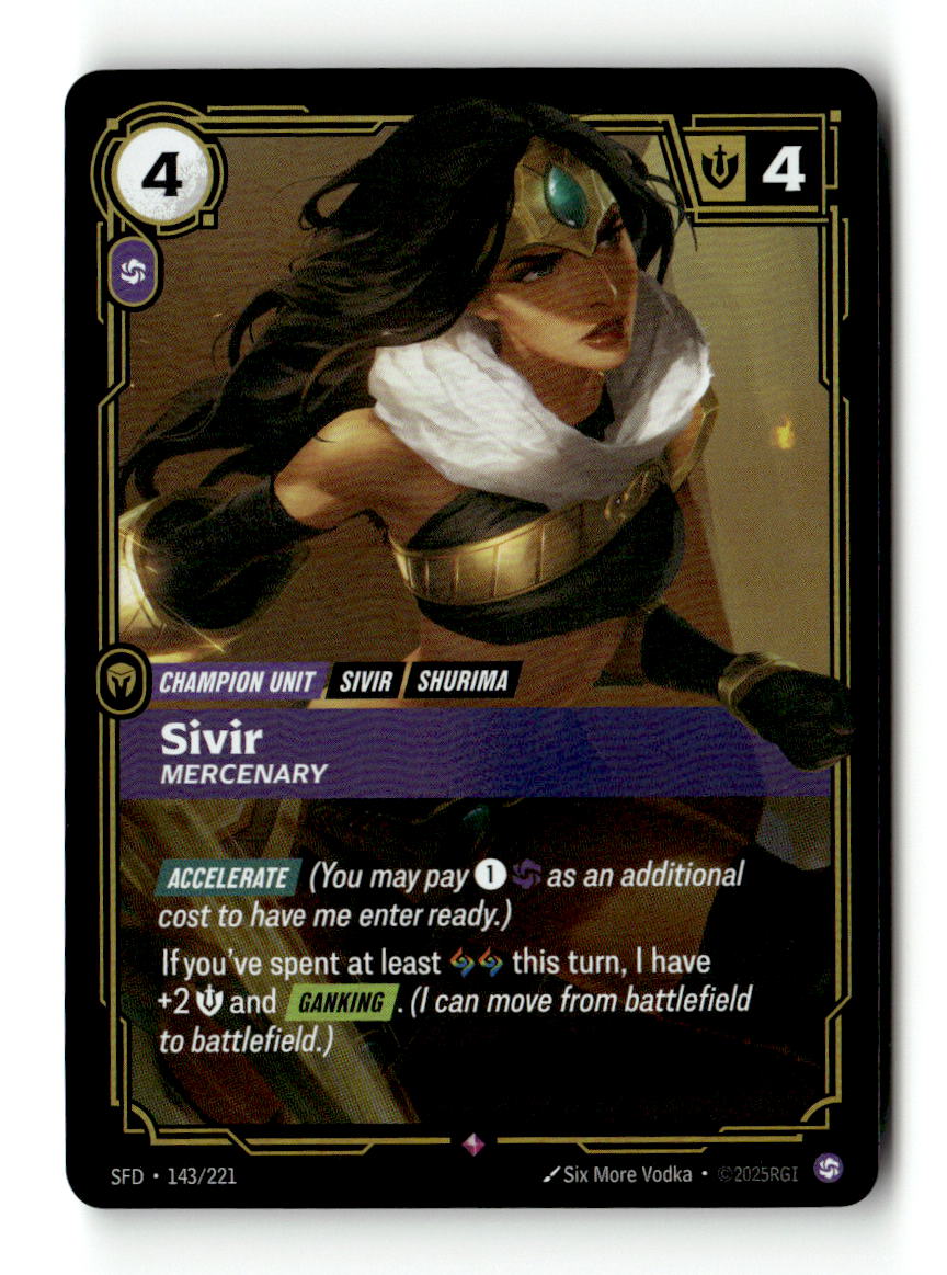 Sivir, Mercenary