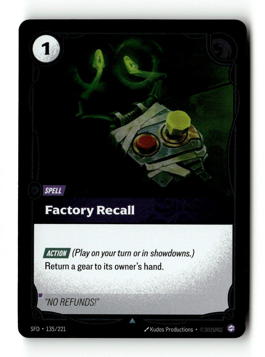 Factory Recall