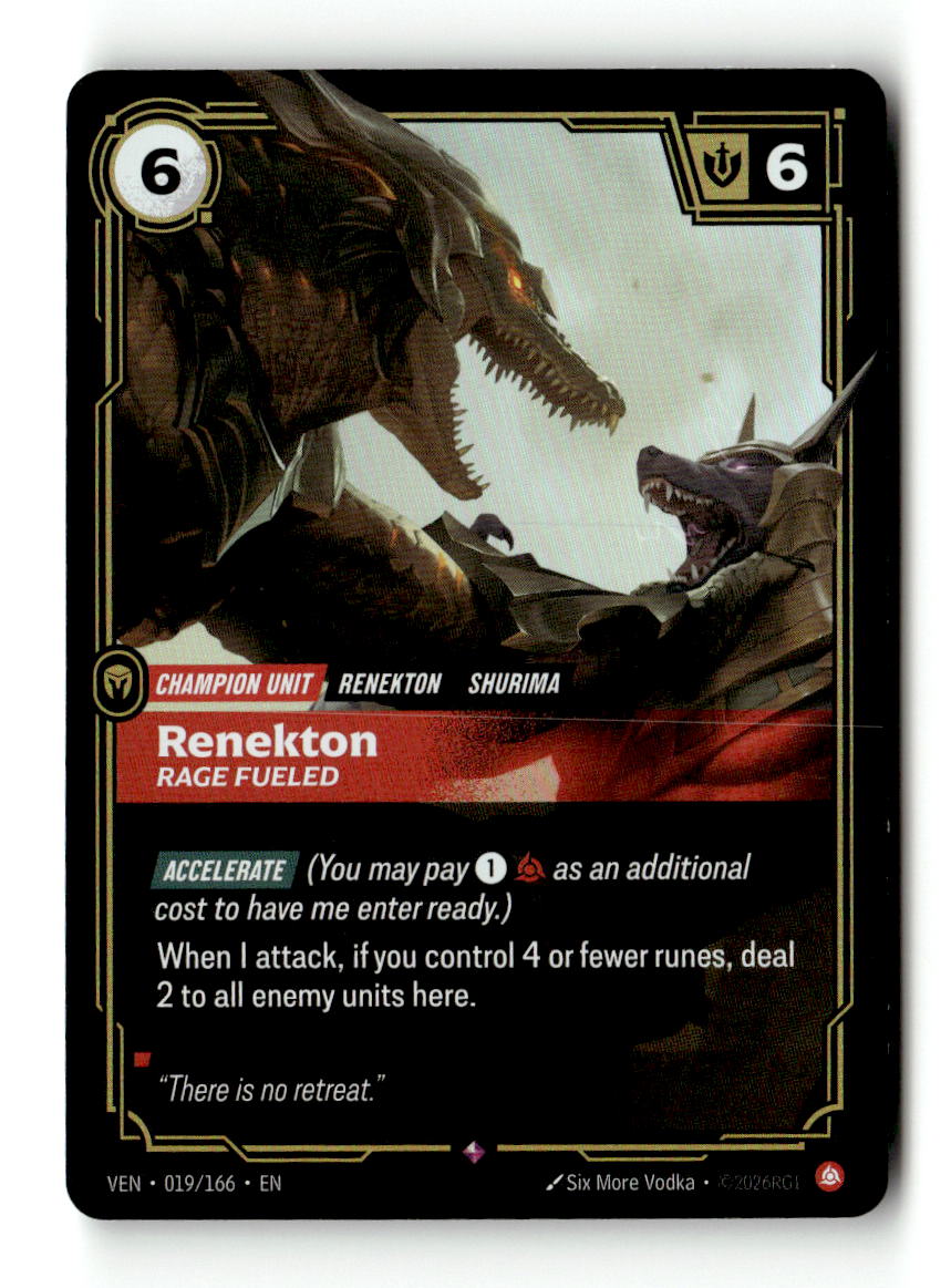 Renekton, Rage Fueled