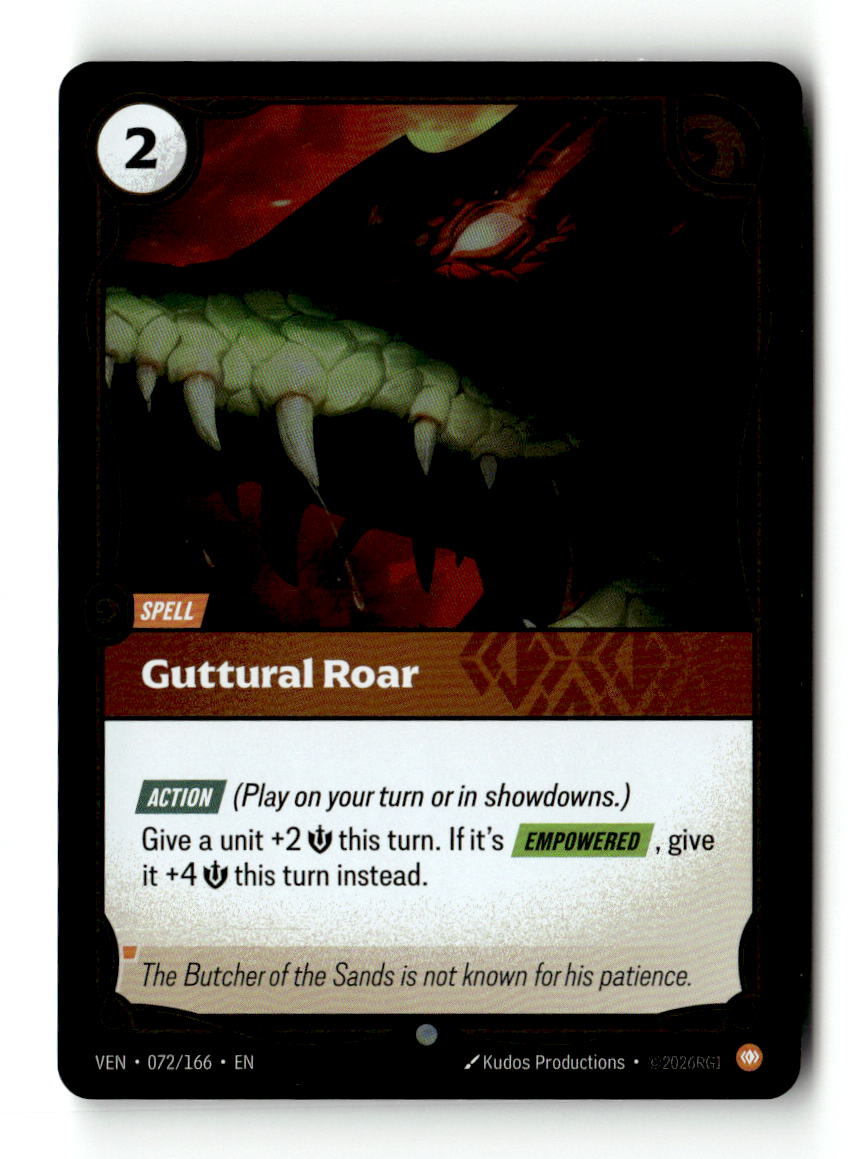 Guttural Roar