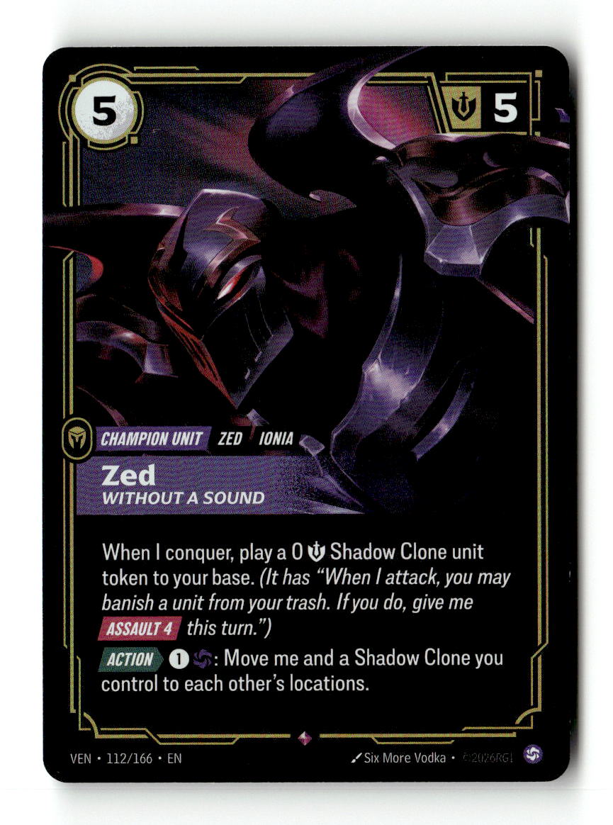 Zed, Without a Sound