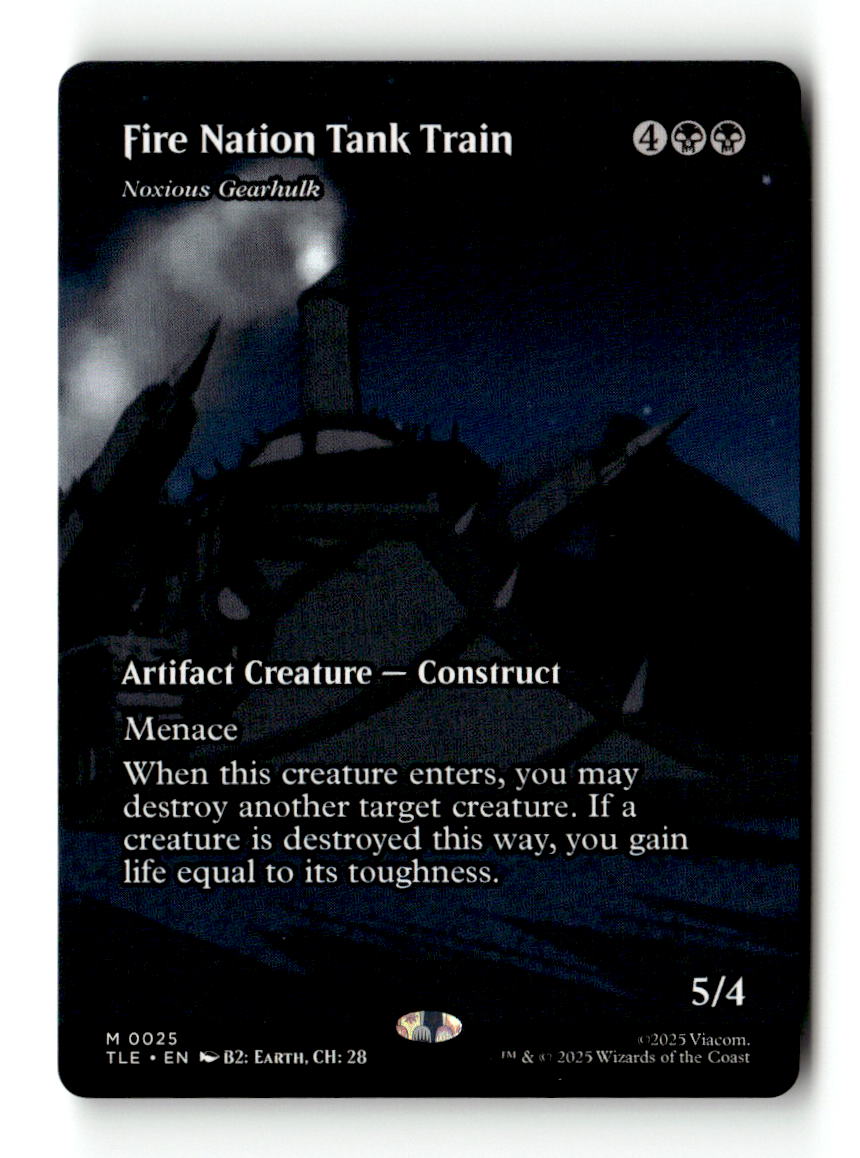 Fire Nation Tank Train - Noxious Gearhulk (Borderless)