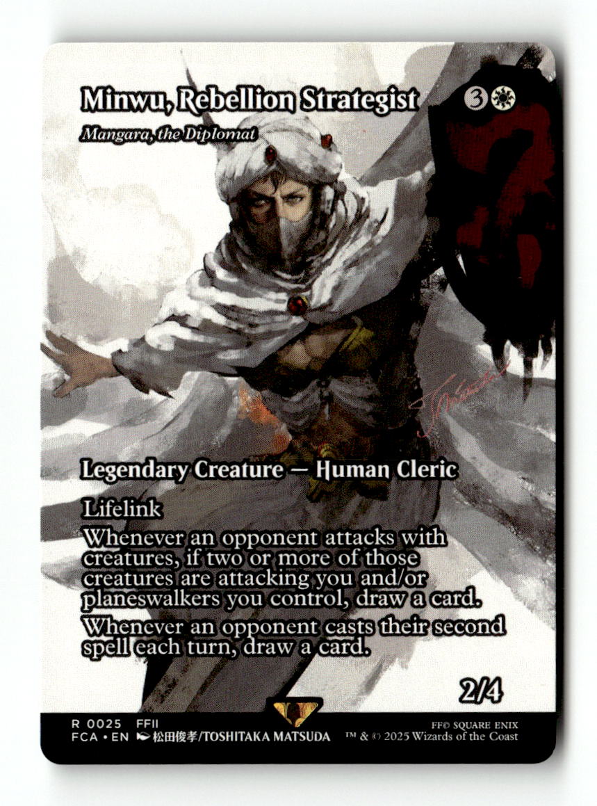 Minwu, Rebellion Strategist - Mangara, the Diplomat (Showcase)