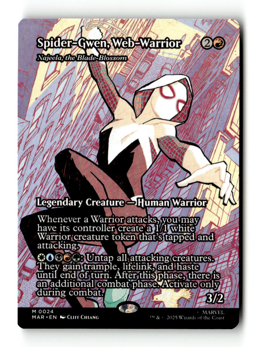 Spider-Gwen, Web-Warrior - Najeela, the Blade-Blossom (Borderless)
