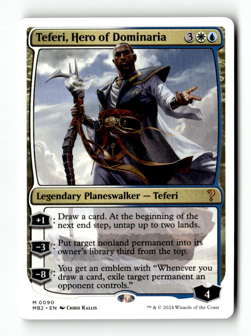 Teferi, Hero of Dominaria (White Border)