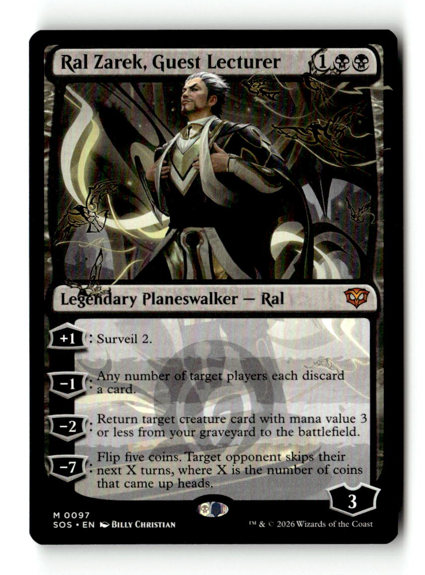 Ral Zarek, Guest Lecturer