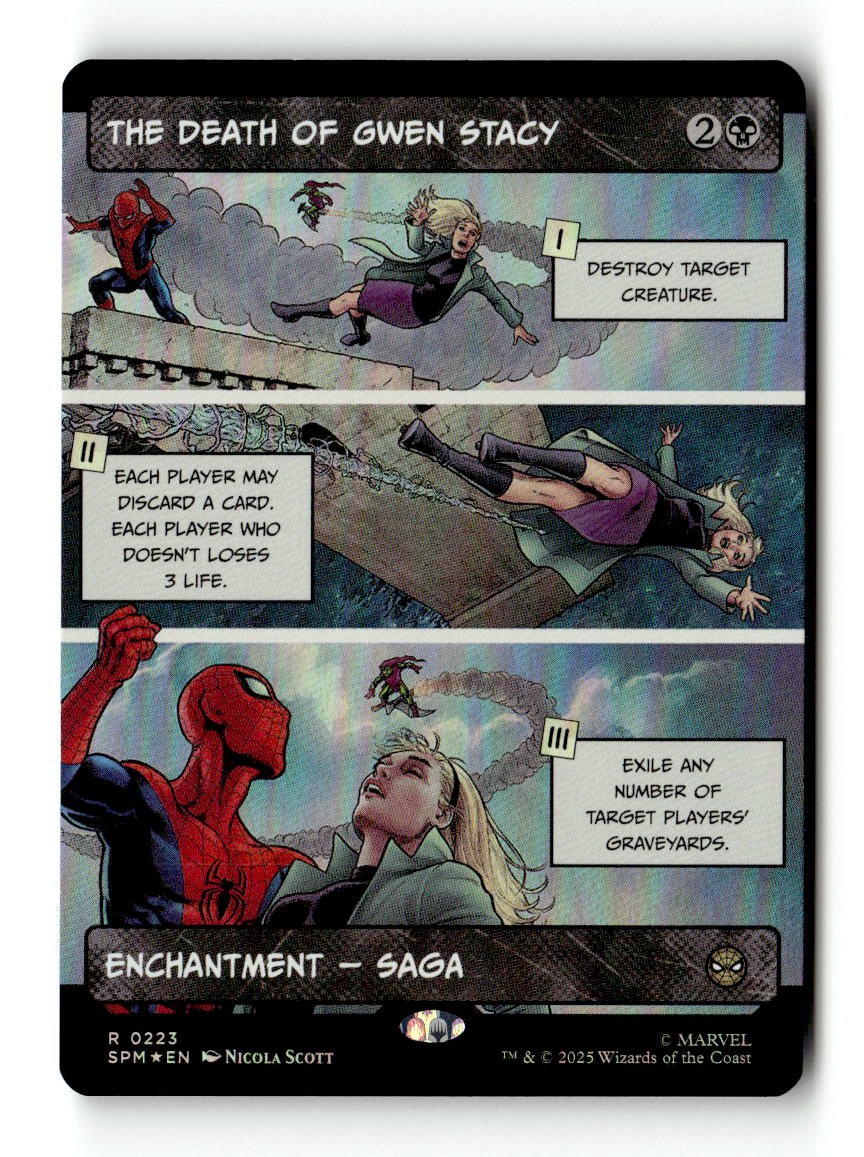 The Death of Gwen Stacy (Borderless)