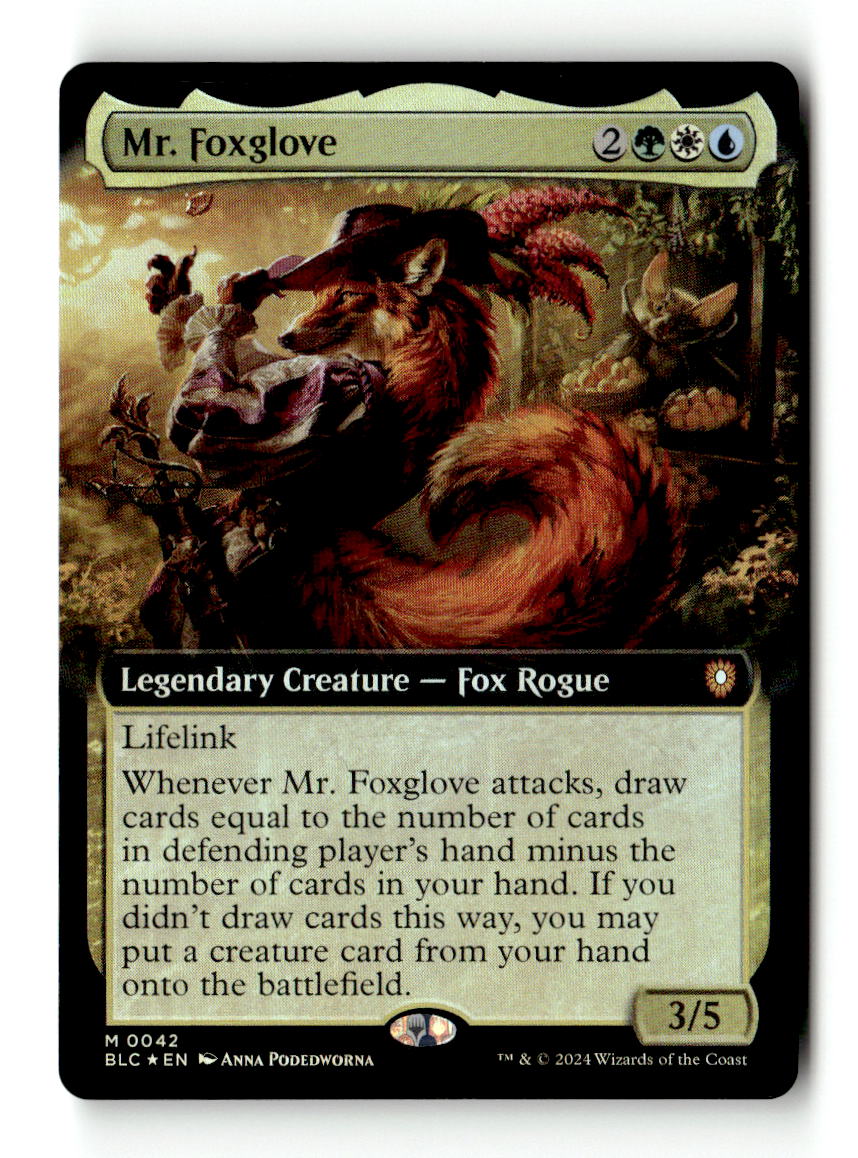 Mr. Foxglove (Extended Art)