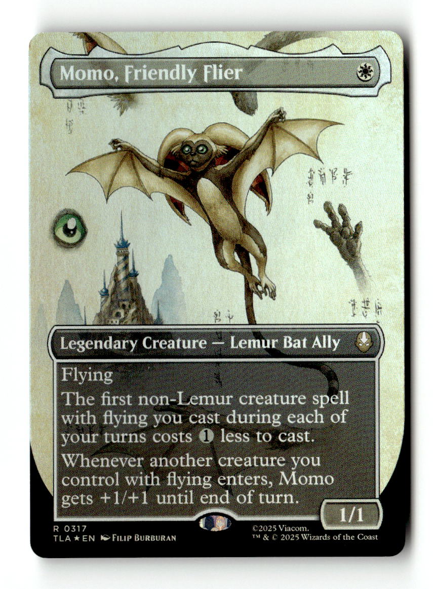 Momo, Friendly Flier (Borderless)