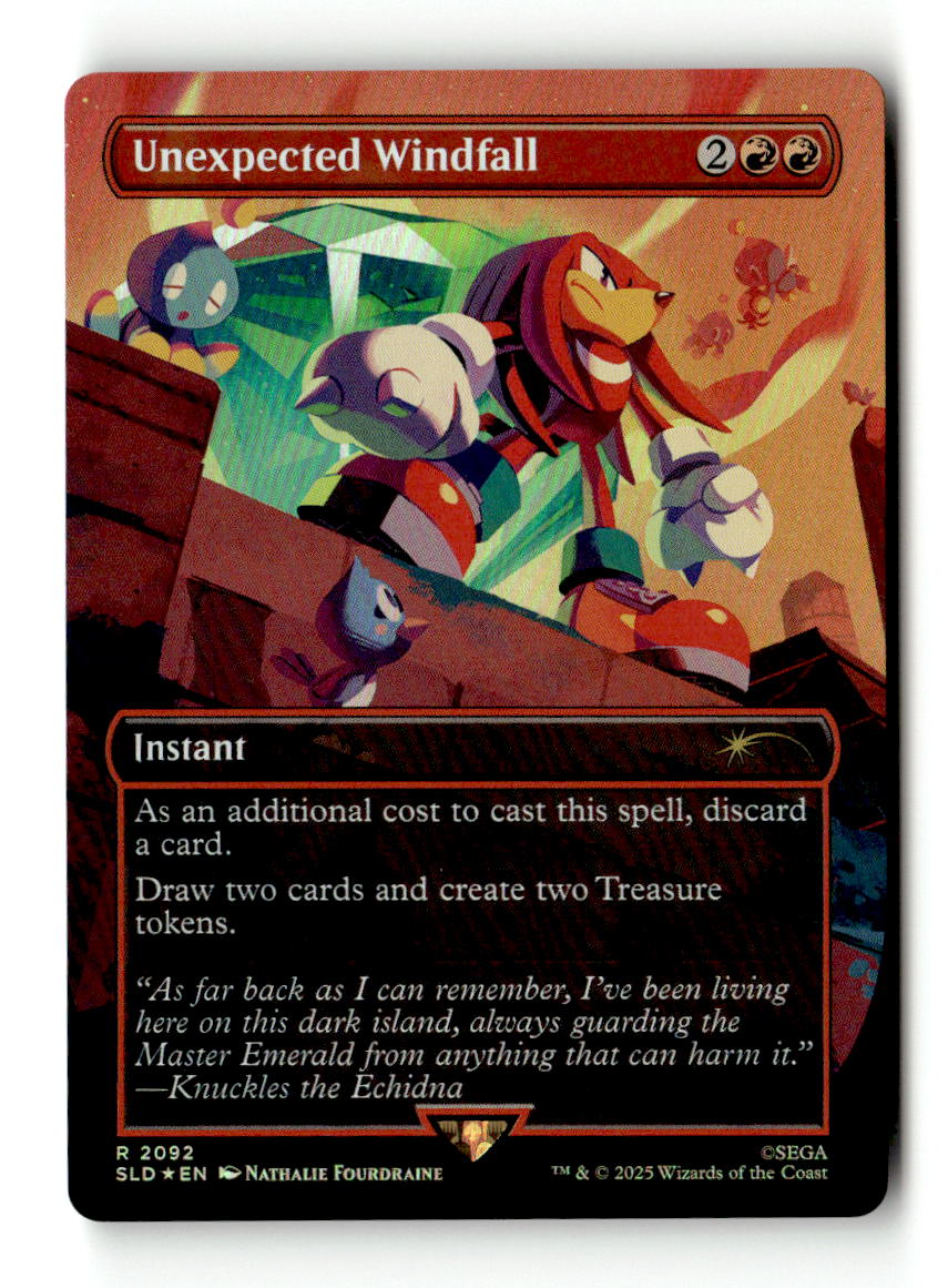 Unexpected Windfall (2092) (Rainbow Foil)