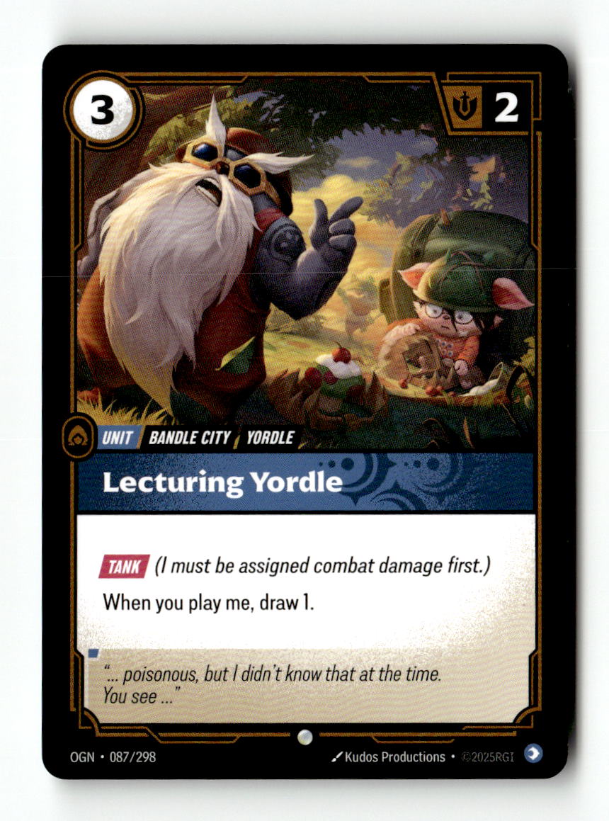 Lecturing Yordle