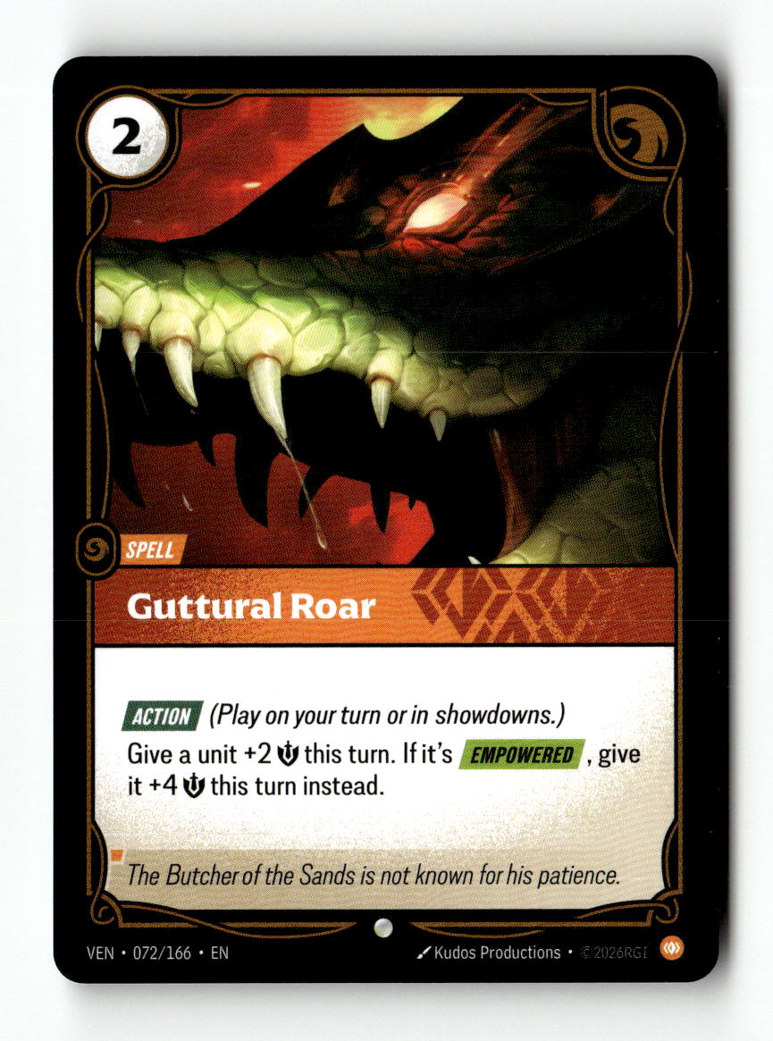 Guttural Roar