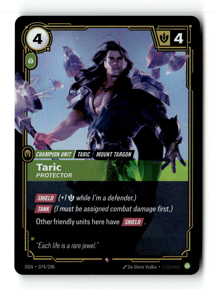 Taric, Protector