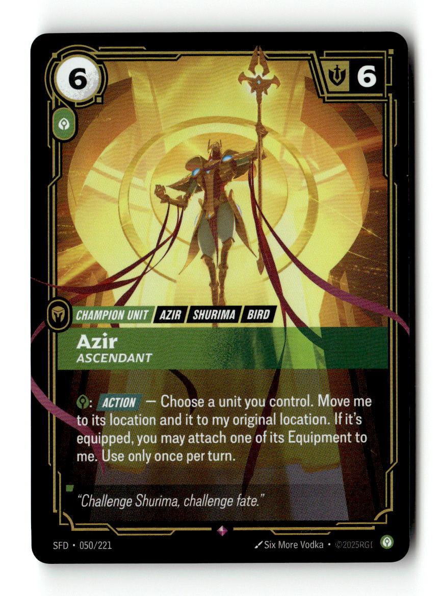 Azir, Ascendant