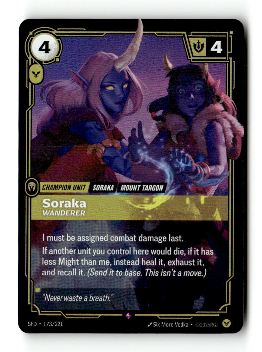 Soraka, Wanderer
