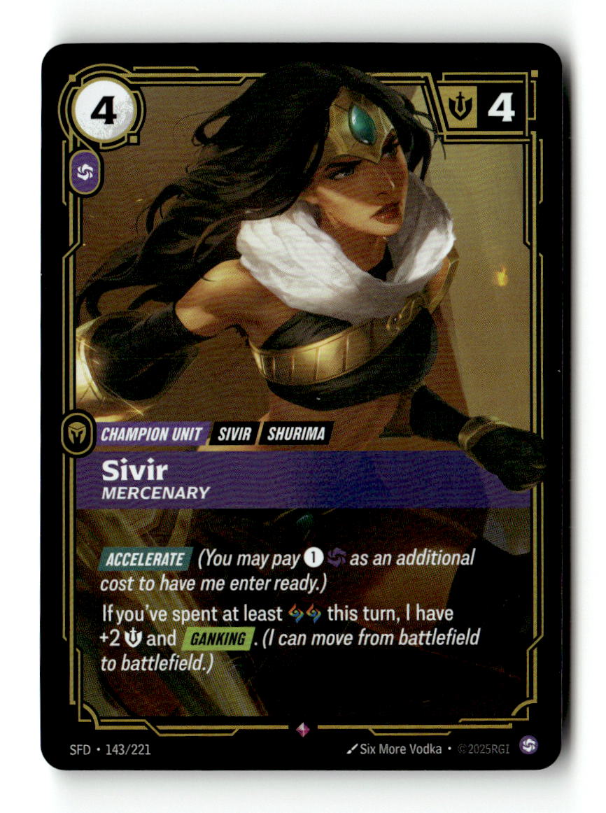 Sivir, Mercenary