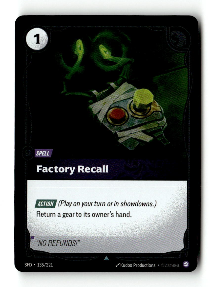 Factory Recall