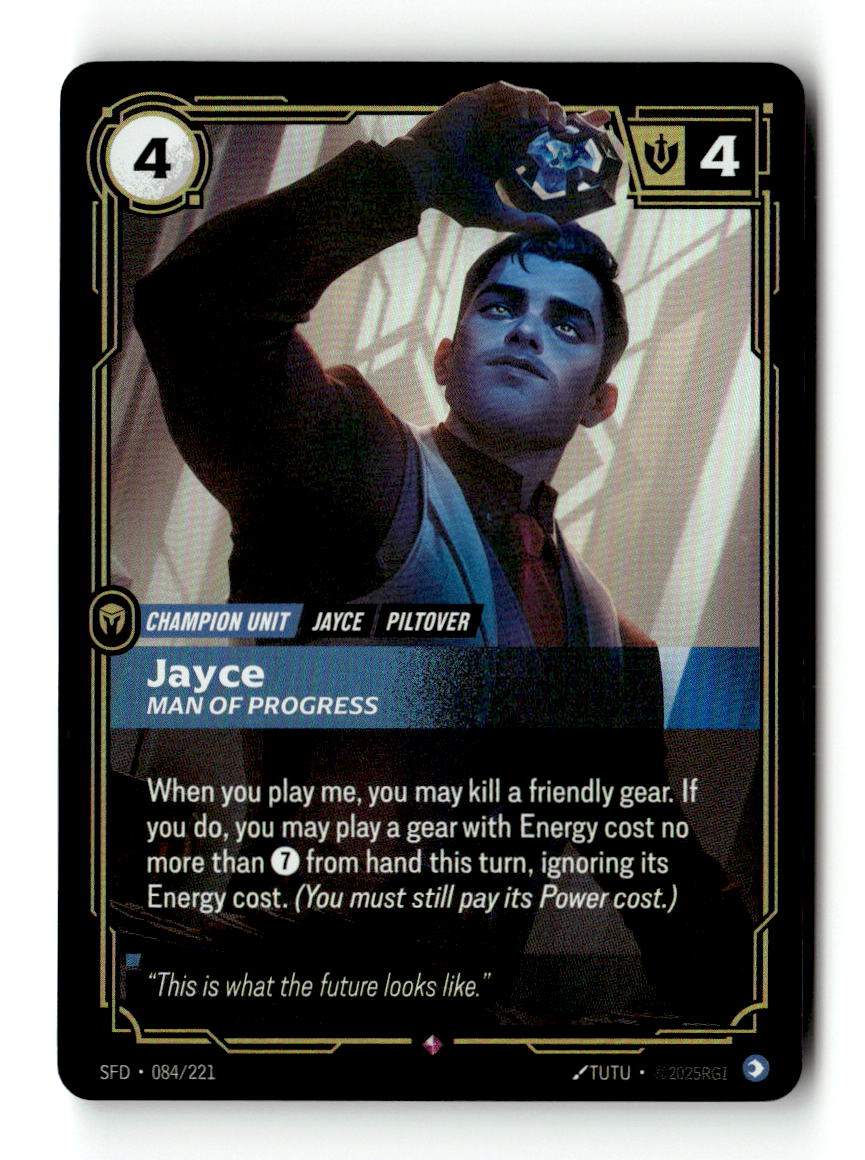 Jayce, Man of Progress