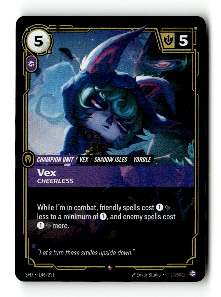 Vex, Cheerless