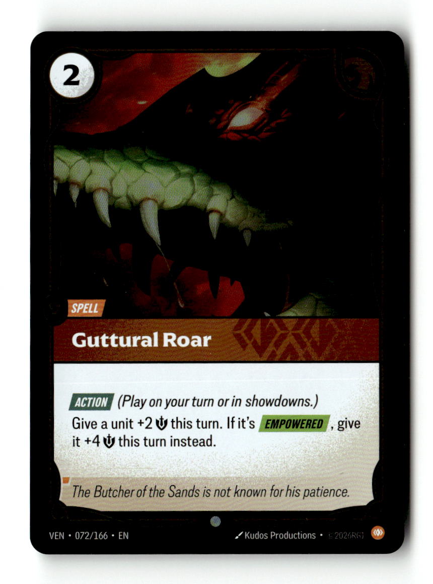 Guttural Roar