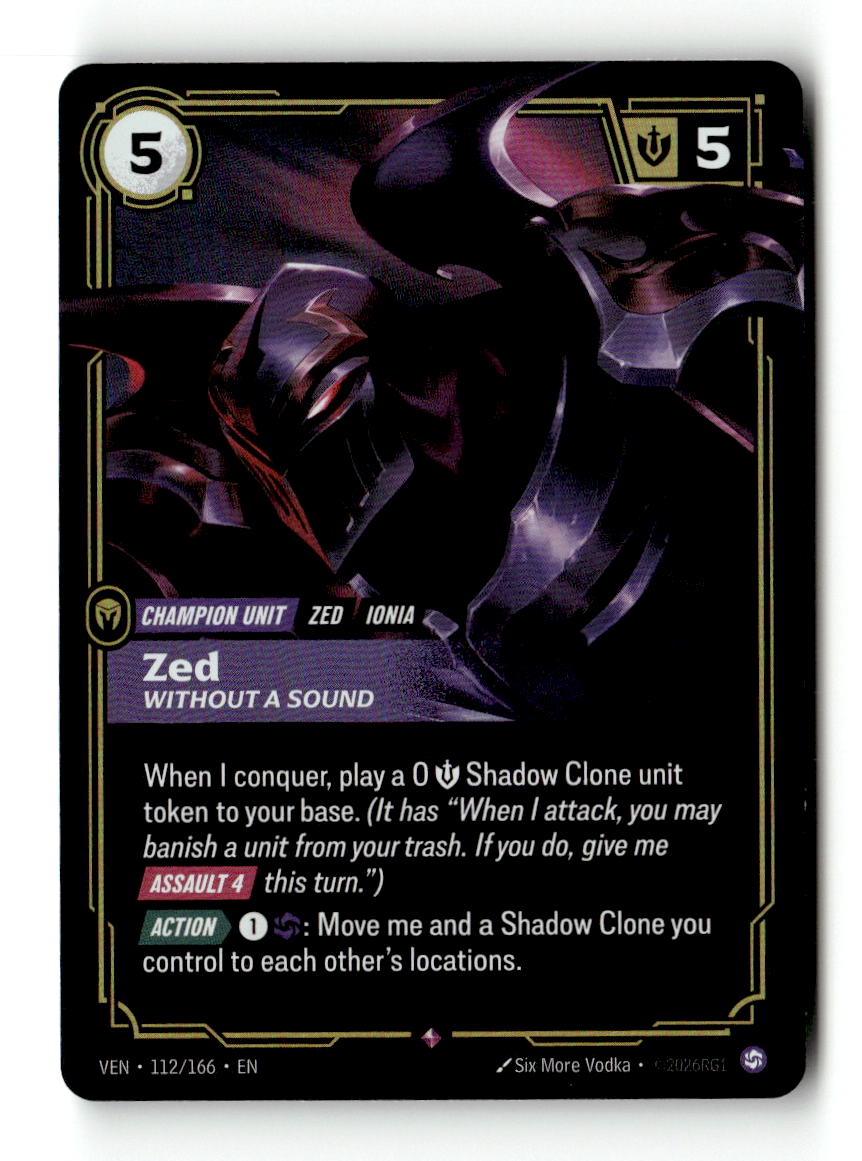 Zed, Without a Sound