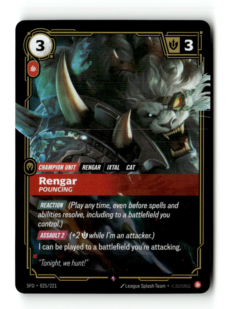 Rengar, Pouncing