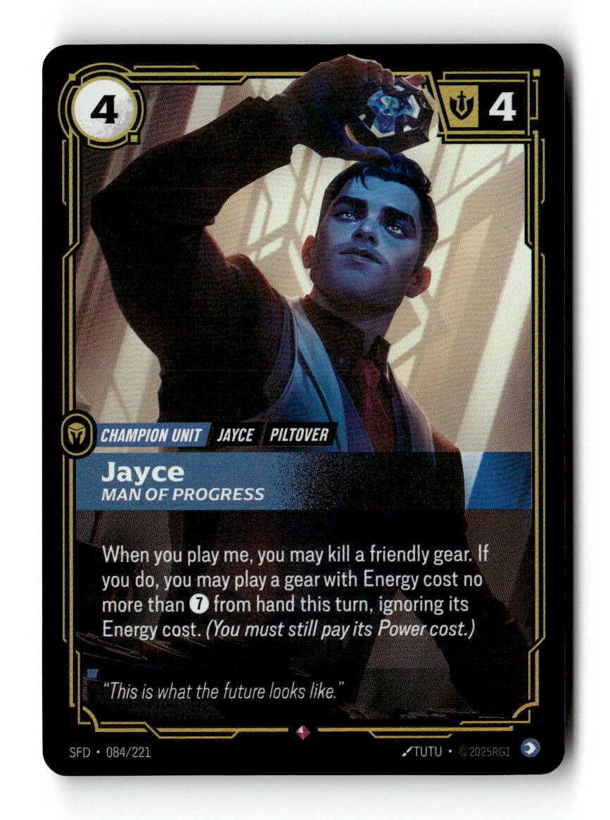 Jayce, Man of Progress