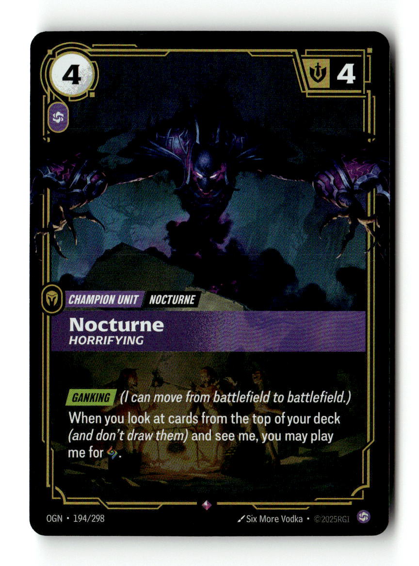 Nocturne, Horrifying