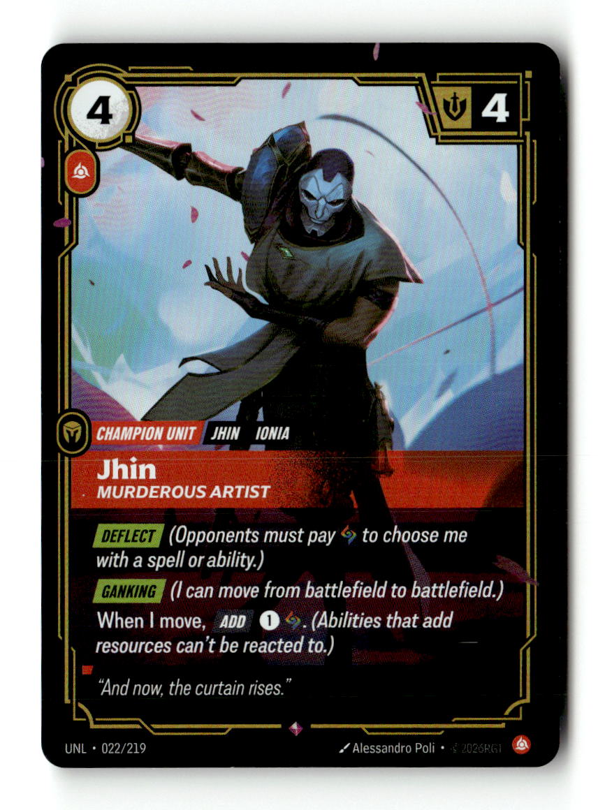 Jhin, Murderous Artist