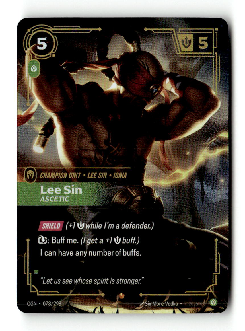 Lee Sin, Ascetic