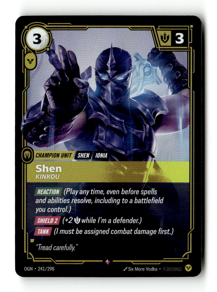 Shen, Kinkou