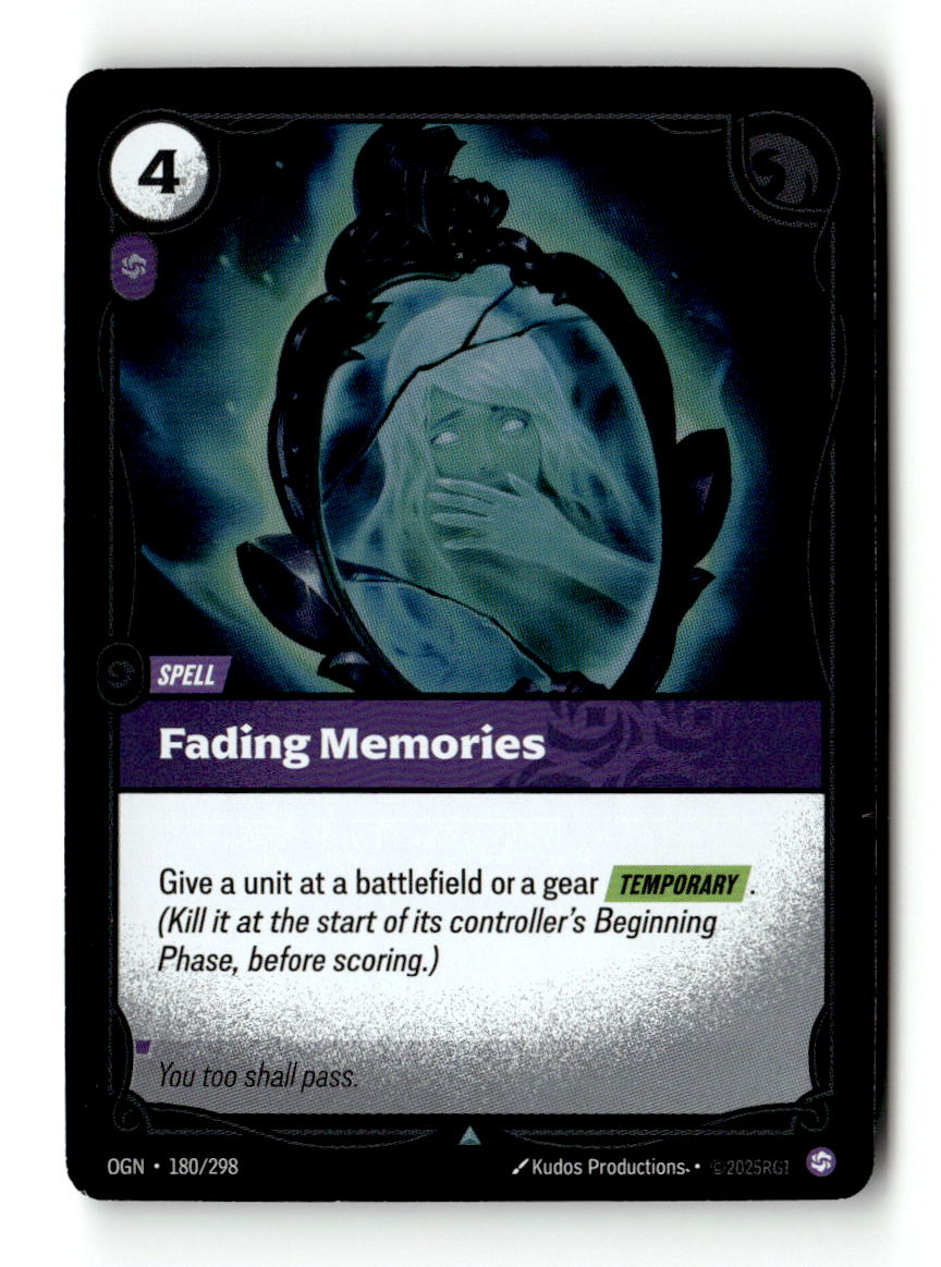 Fading Memories