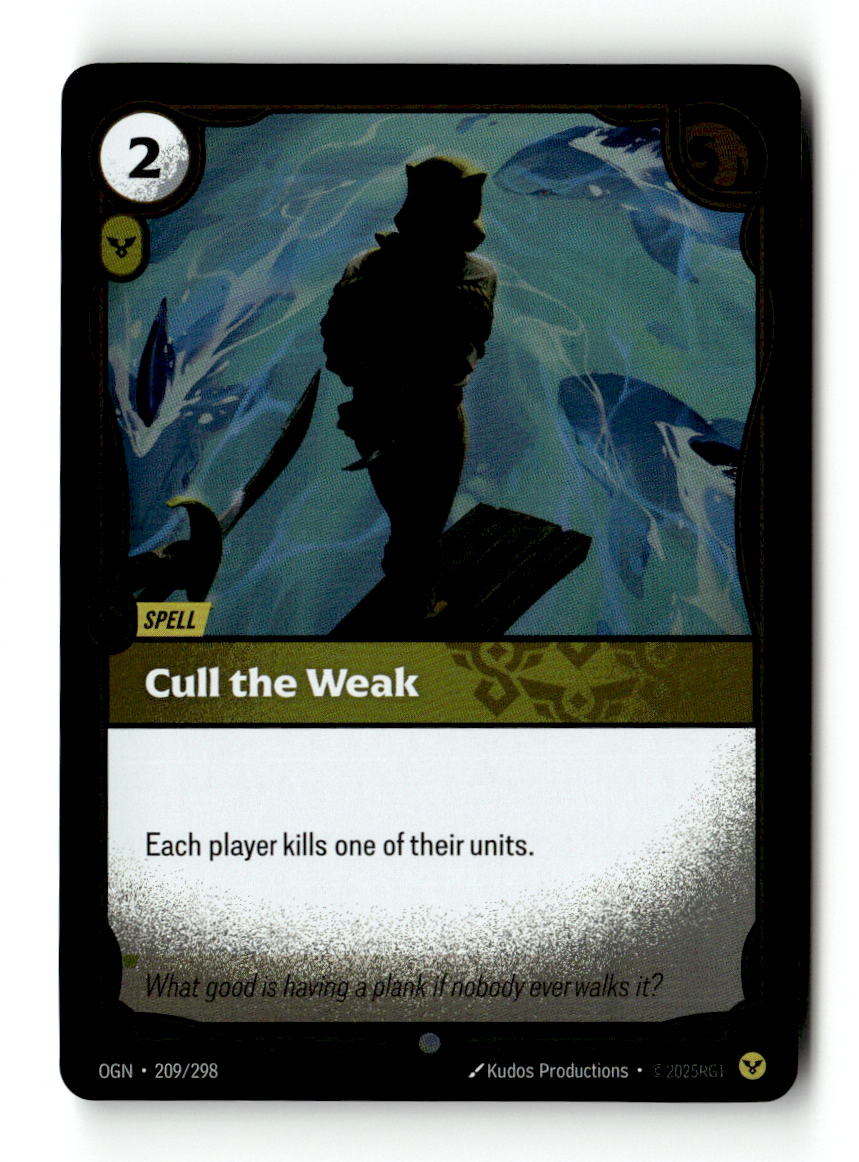 Cull the Weak