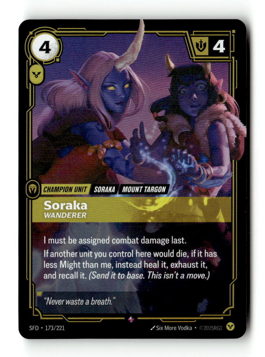 Soraka, Wanderer