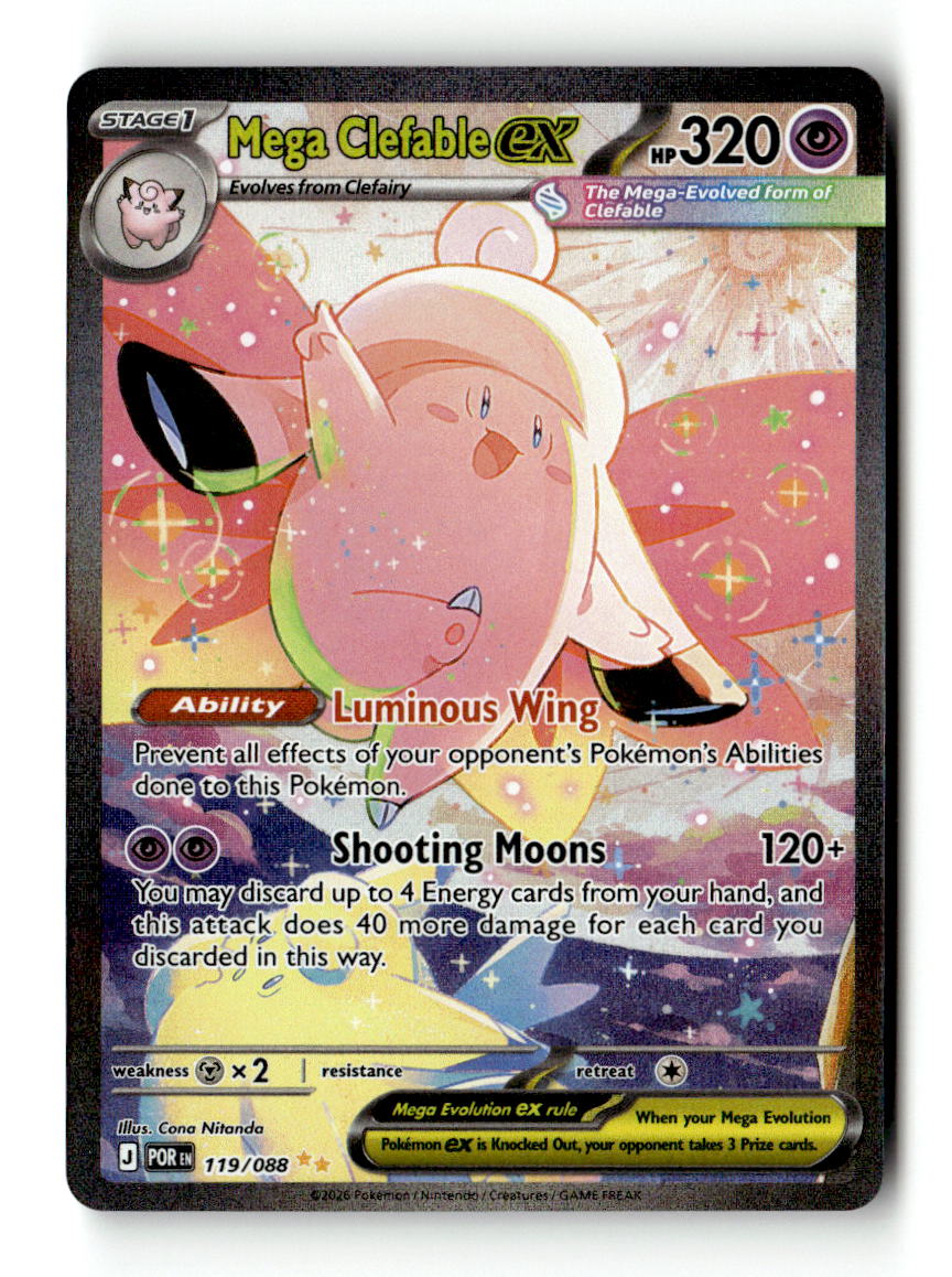 Mega Clefable ex - 119/088